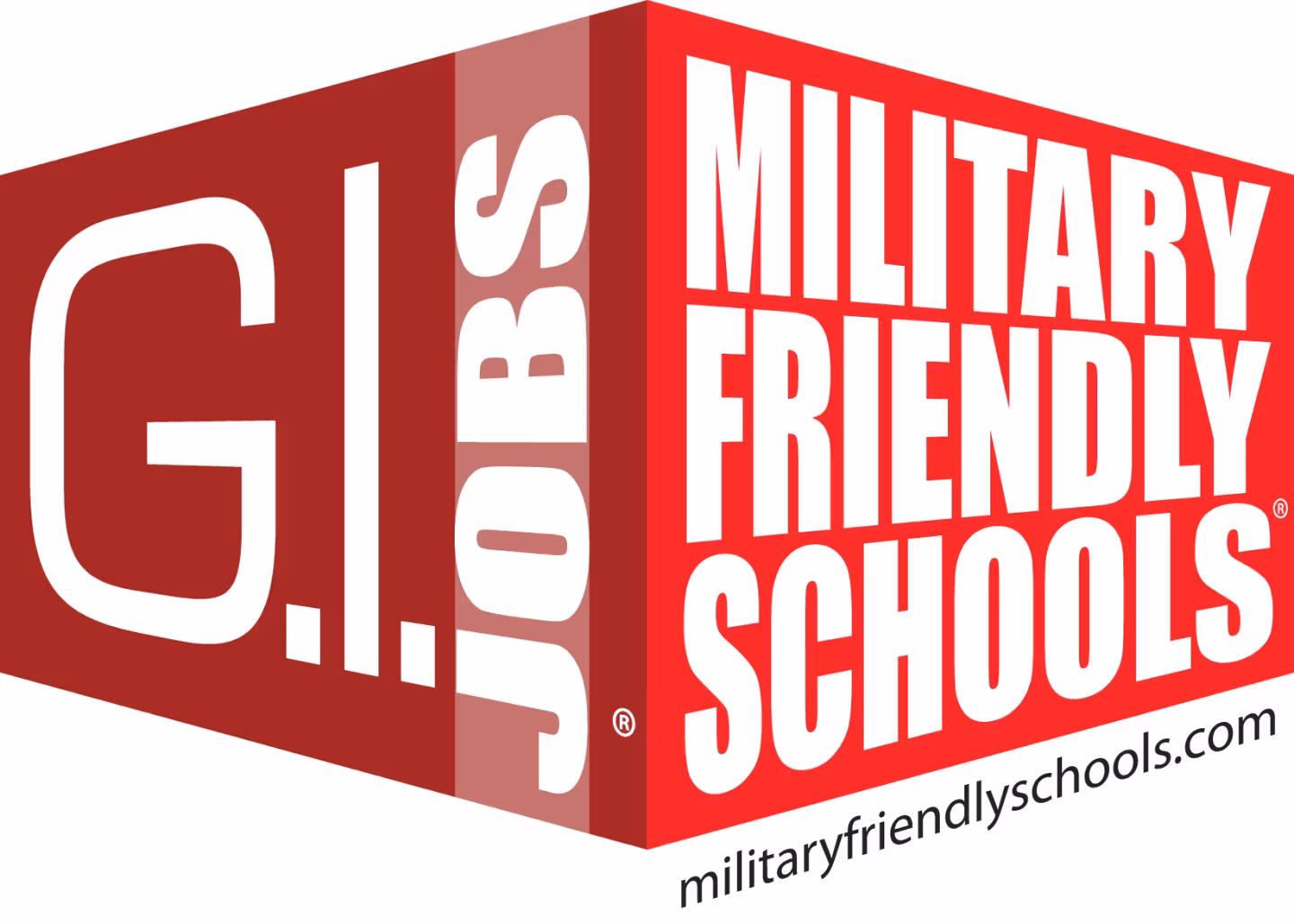 Graphic badge declaring SVA a “military friendly school” by militaryfriendlyschools.com