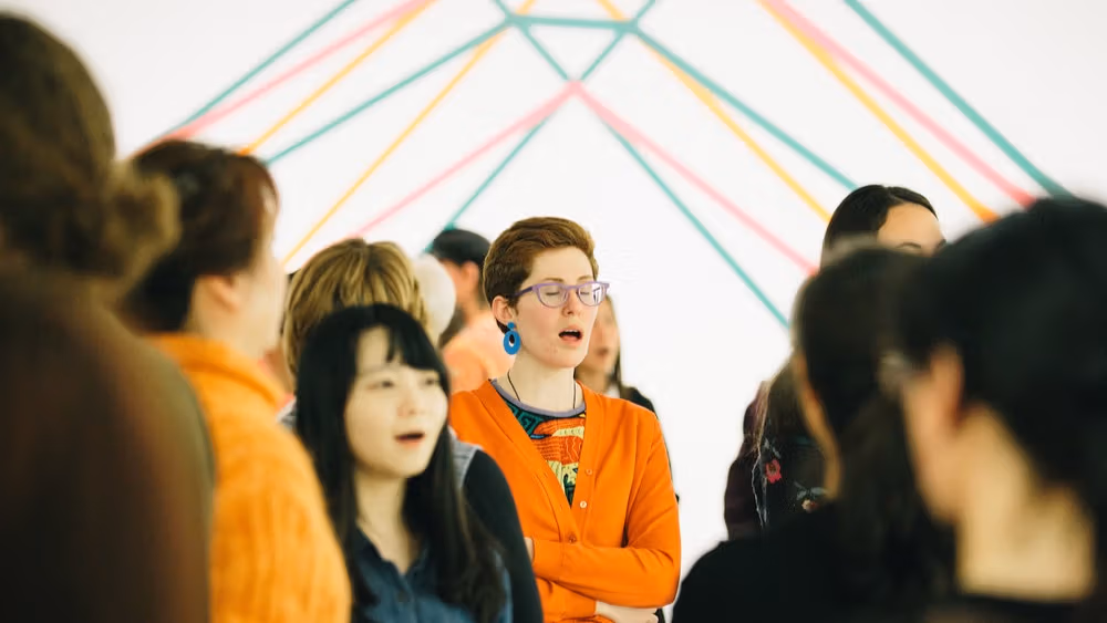 Group of people singing